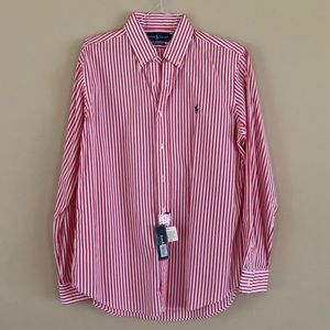 NWT RALPH LAUREN BUTTON DOWN | CUSTOM FIT | Large